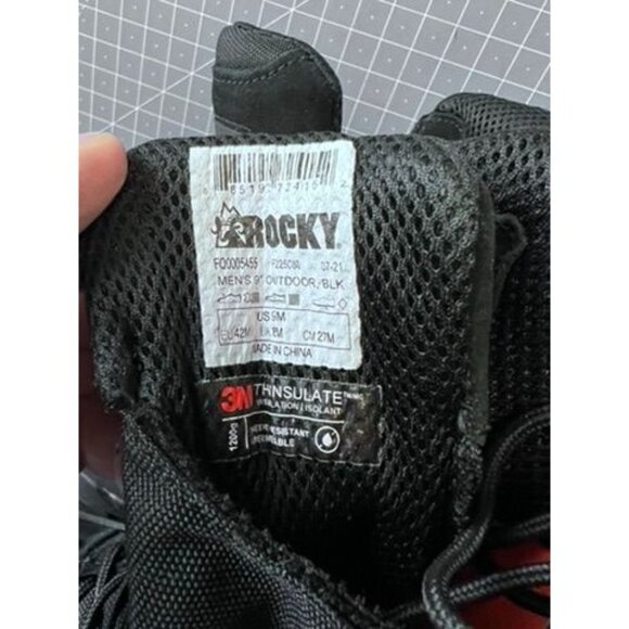 ROCKY Blizzardstalker Pro Waterproof Insulated Boots Men's 9 US Black ~~NEW~~ - Picture 8 of 11